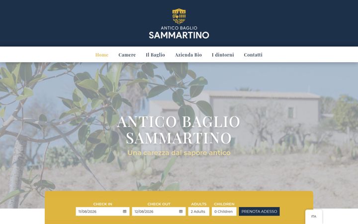 Screenshot of anticobagliosammartino.com