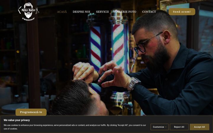 Screenshot of anticobarbershop.ro