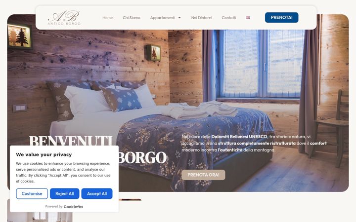 Screenshot of anticoborgo29.it