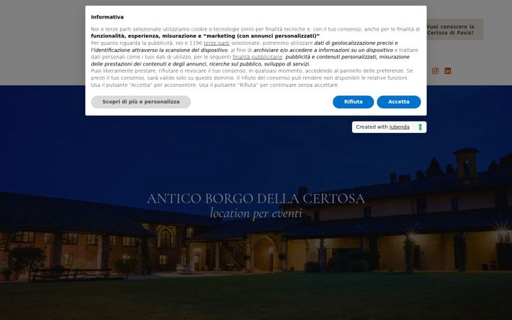 Screenshot of anticoborgocertosa.it