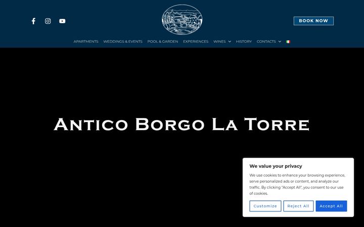 Screenshot of anticoborgolatorre.it