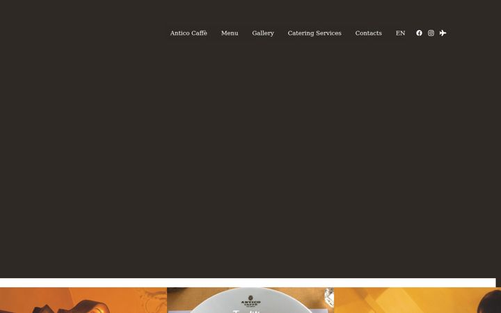Screenshot of anticocaffe1855.it