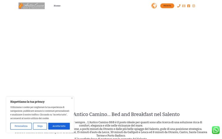 Screenshot of anticocamino.it