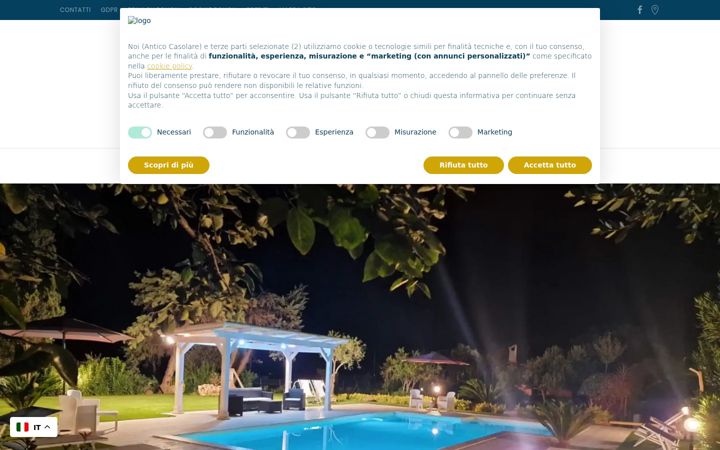 Screenshot of anticocasolaresorso.it