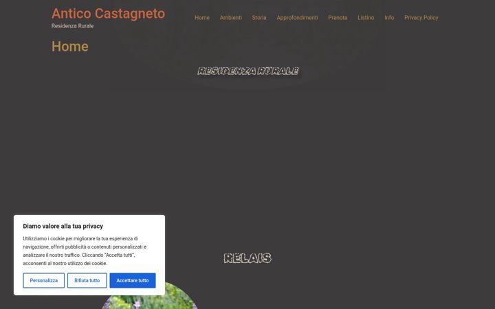 Screenshot of anticocastagneto.it