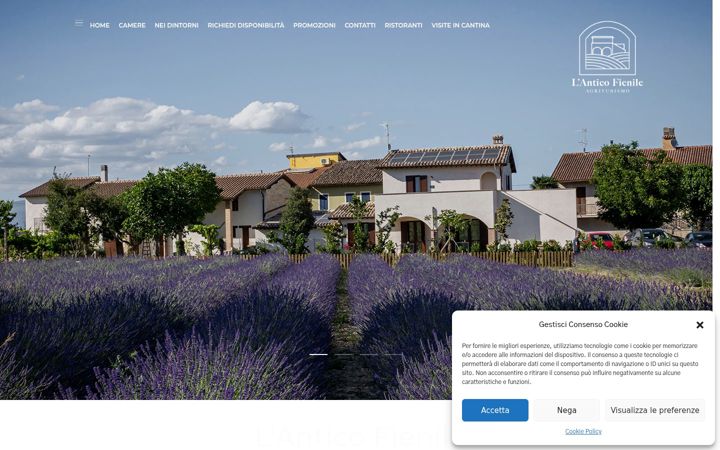 Screenshot of anticofienilemontefalco.it