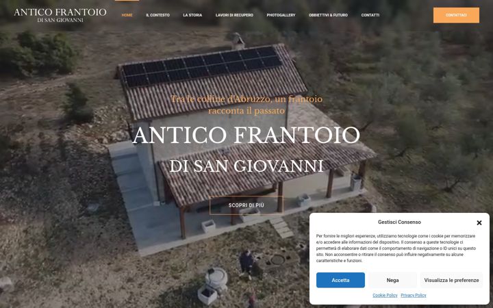 Zrzut ekranu anticofrantoiosangiovanni.it