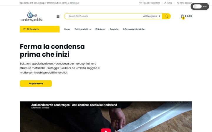 Zrzut ekranu anticondensazionespecialista.it