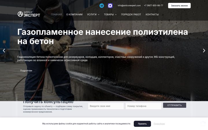 Screenshot of anticorexpert.com