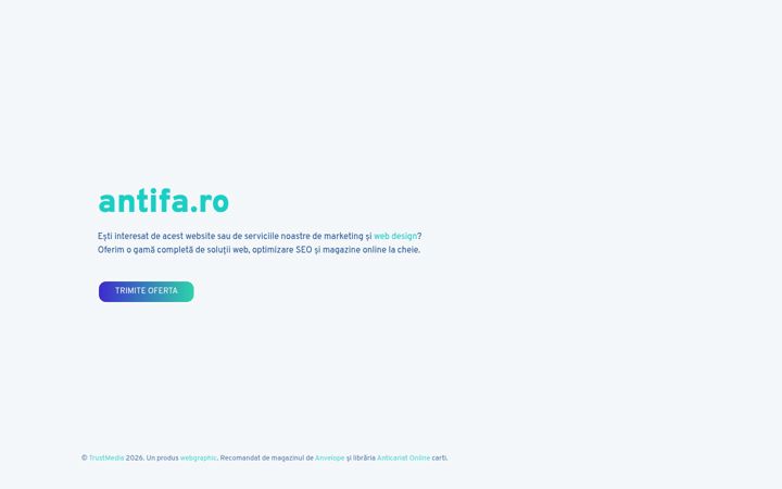 Screenshot of antifa.ro