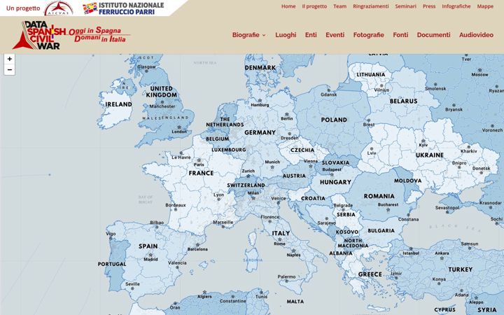 Screenshot of antifascistispagna.it