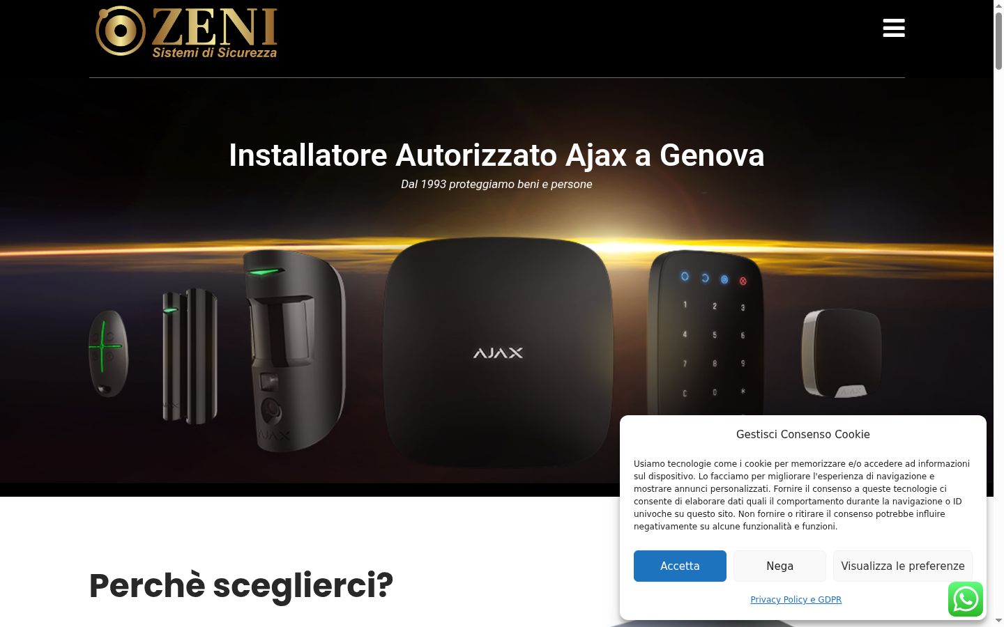 Captură de ecran a bannerului de consimțământ afișat înainte de orice interacțiune
