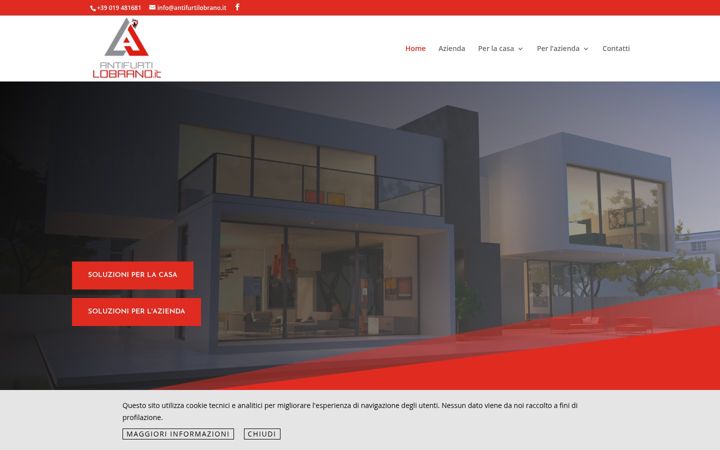 Screenshot of antifurtilobrano.it