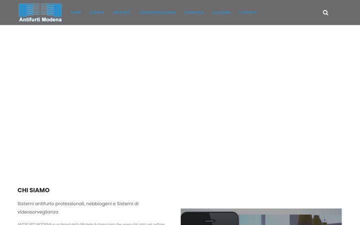 Screenshot of antifurtimodena.it
