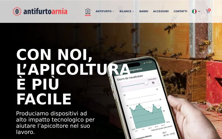 Screenshot of antifurtoarnia.it