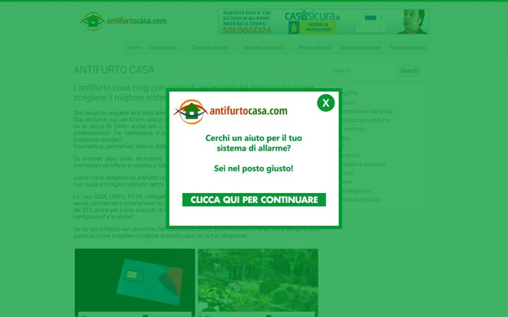 Screenshot of antifurtocasa.com