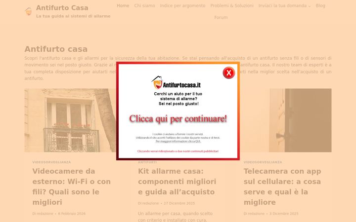 Screenshot of antifurtocasa.it