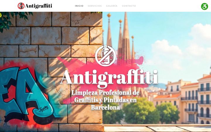 Screenshot of antigraffiti.es