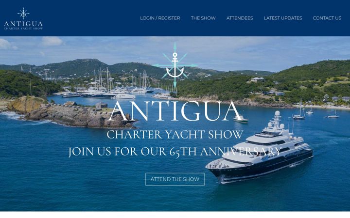 Screenshot of antiguayachtshow.com