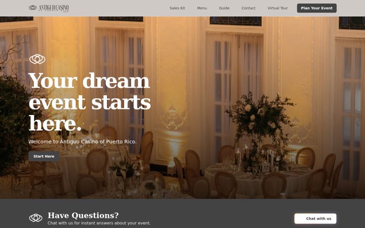 Screenshot of antiguocasinopr.com
