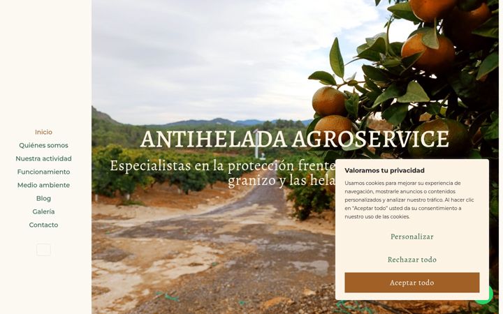 Screenshot of antihelada.com