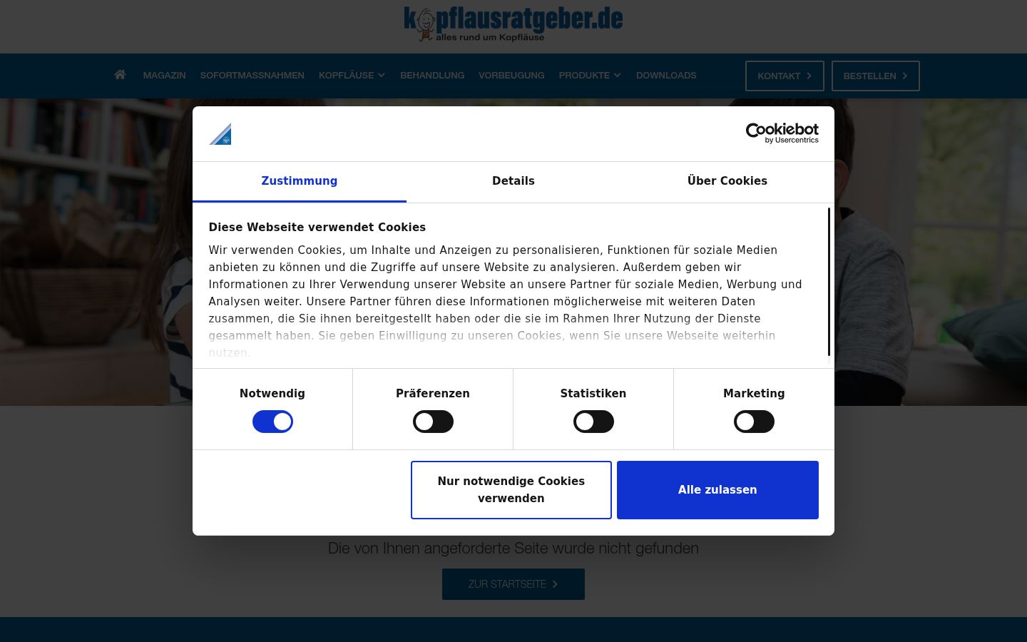 Screenshot tal-banner tal-kunsens muri qabel kwalunkwe interazzjoni