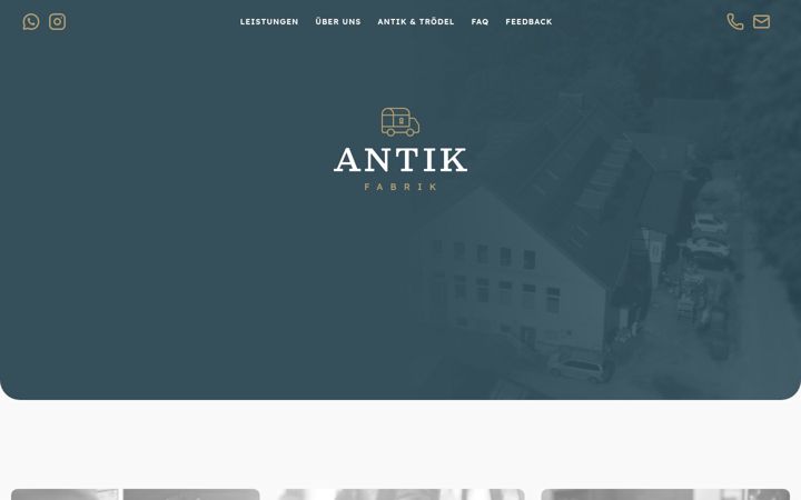 Skjermbilde av antik-fabrik.de