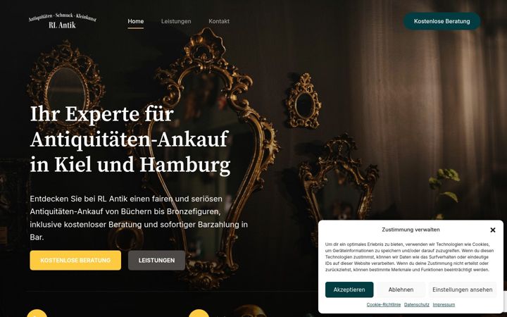 Screenshot of antik-rl.de
