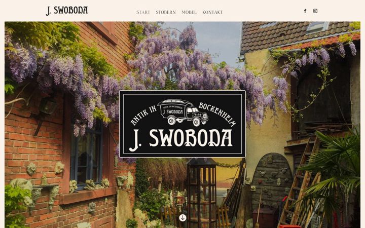 Screenshot of antik-swoboda.de