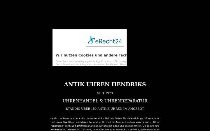 Screenshot van antik-uhren.com