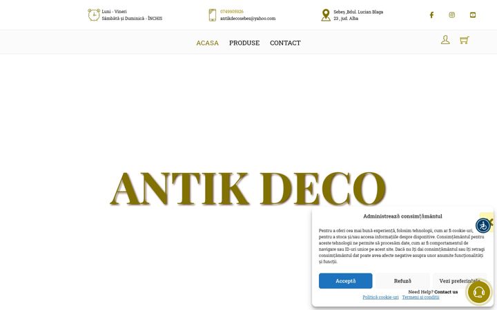 Captura de pantalla de antikdeco.ro