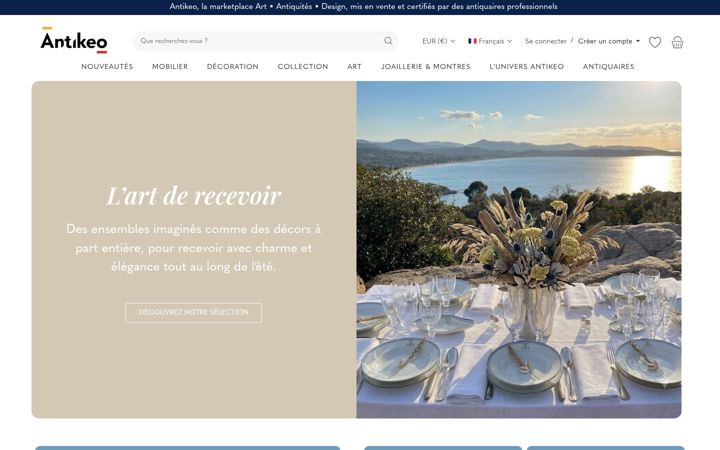 Screenshot of antikeo.com