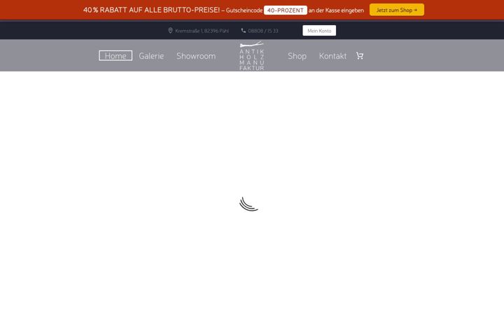 Screenshot of antikholzmanufaktur.com