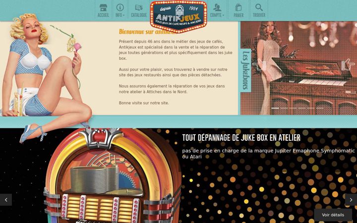 Screenshot of antikjeux.fr