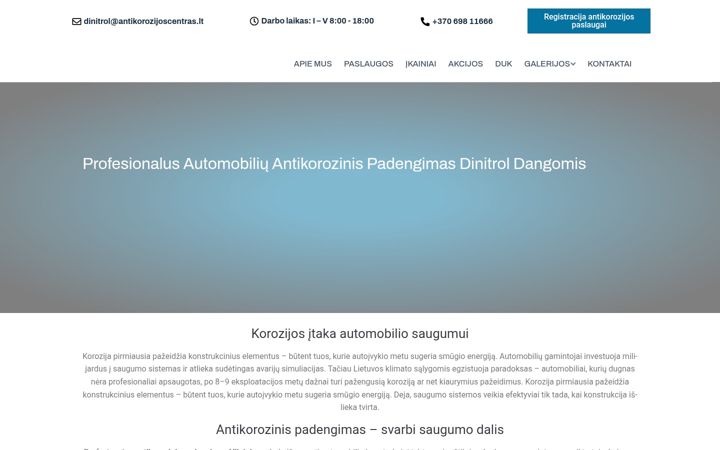 Screenshot of antikorozijoscentras.lt