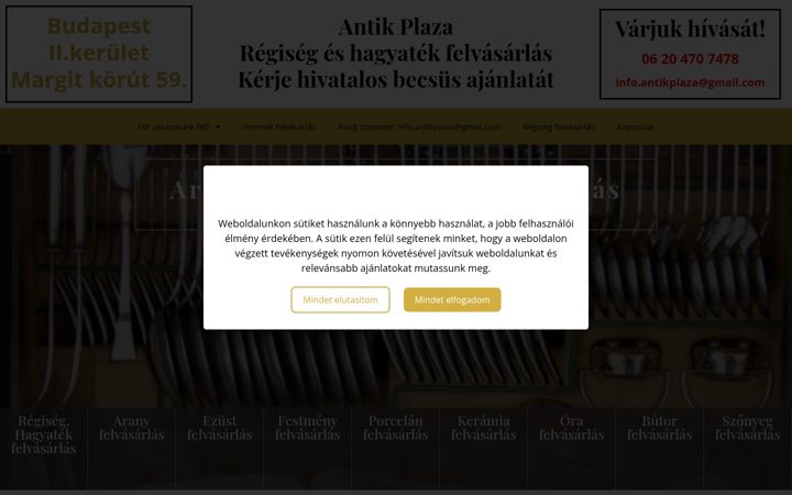Screenshot of antikplaza.com