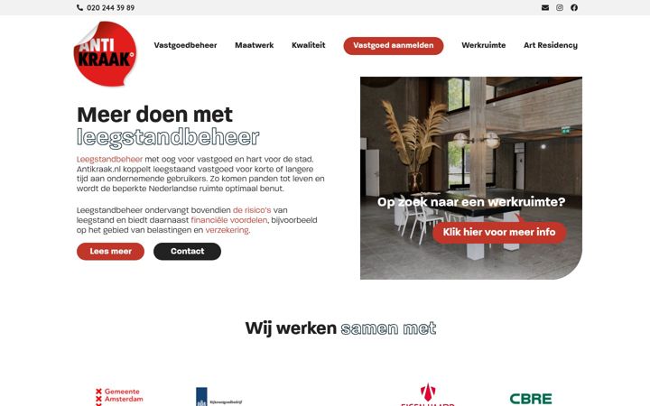 Ekrānuzņēmums no antikraak.nl