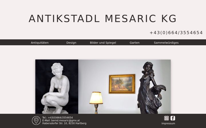 Screenshot of antikstadl.com
