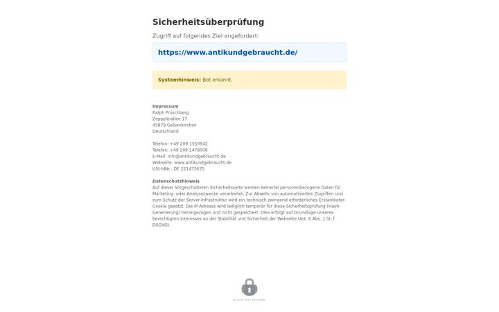 Screenshot of antikundgebraucht.de