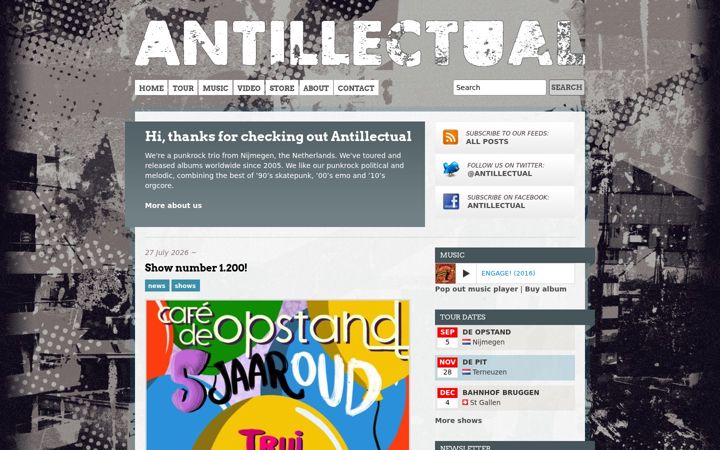 Screenshot of antillectual.com