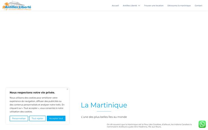Screenshot of antilles-liberte.fr