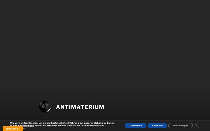 Screenshot of antimaterium.de