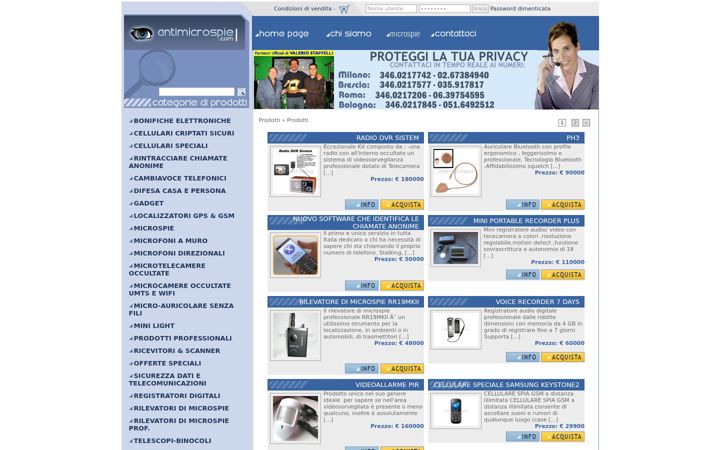 Screenshot of antimicrospie.com