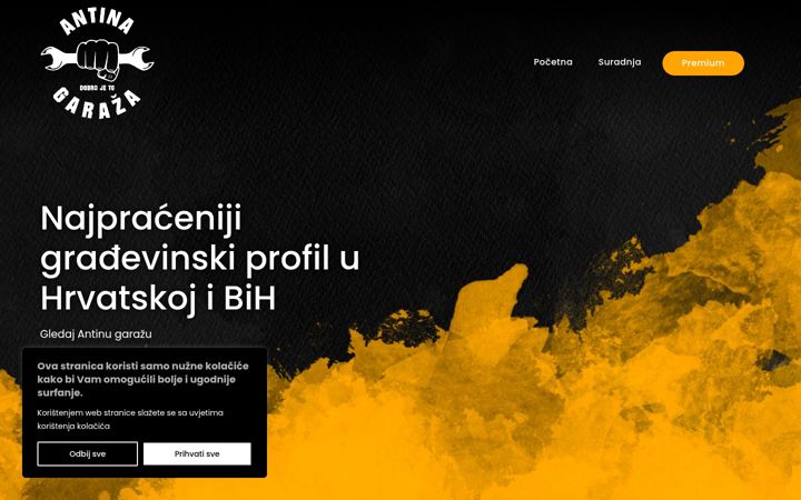 Screenshot of antinagaraza.hr