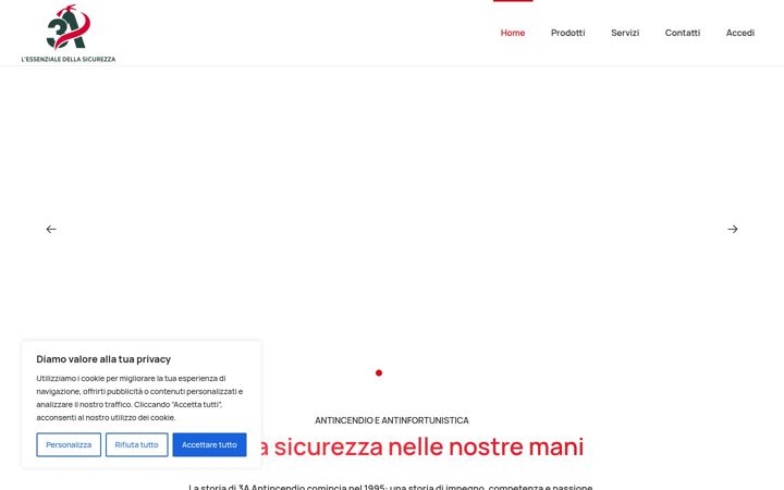 Screenshot ta' antincendio3a.it