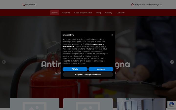 Screenshot ta' antincendioromagnafc.biz