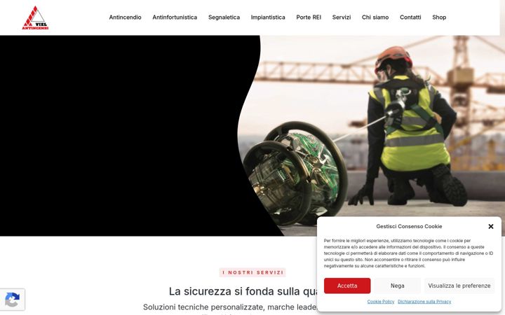 Screenshot ta' antincendiviel.it