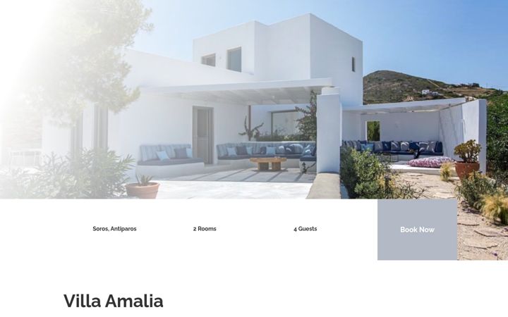 Screenshot of antiparosvilla.gr