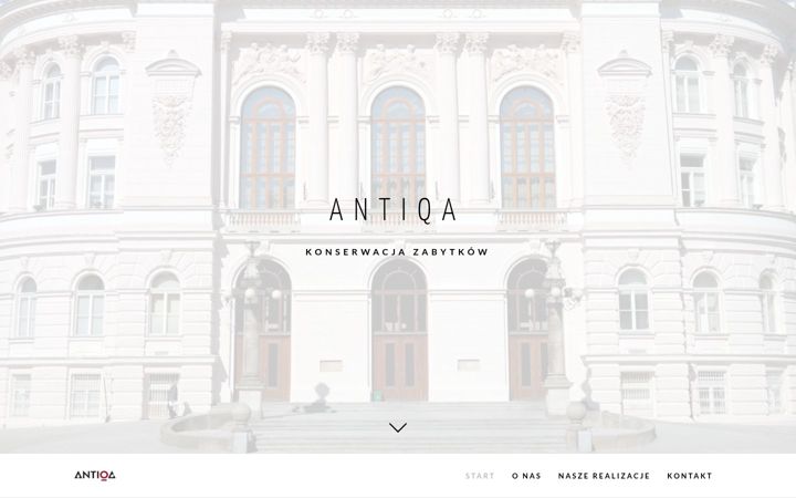 Skjermbilde av antiqa.pl