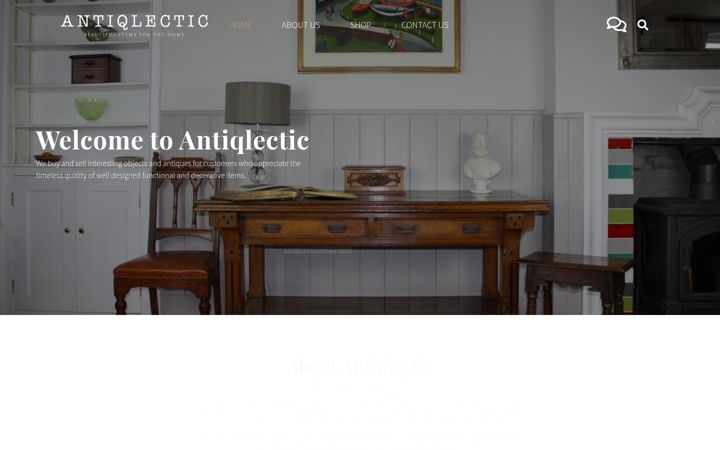 Screenshot stránky antiqlectic.com